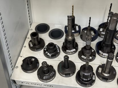 25 pcs. SK50 tool holders with tools - Image 2