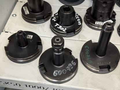 25 pcs. SK50 tool holders with tools - Image 3