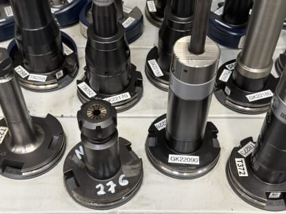 25 Stk. SK50 Werkzeugaufnahmen mit Werkzeugen - Image 16