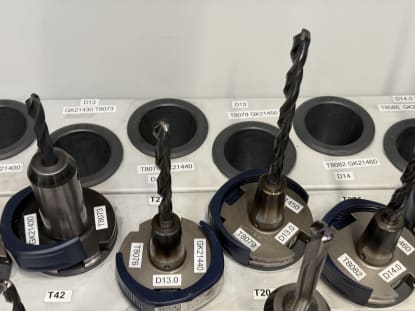 34 pcs. SK50 tool holders with tools - Image 10