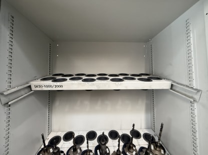 34 pcs. SK50 tool holders with tools - Image 21