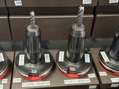 34 pcs. SK50 tool holders with tools - Image 7