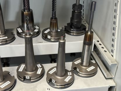 26 pcs. SK50 tool holders with tools - Image 8