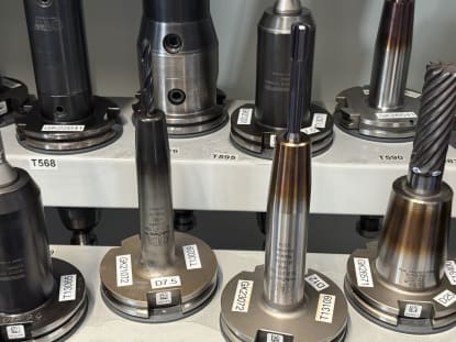 26 pcs. SK50 tool holders with tools - Image 8