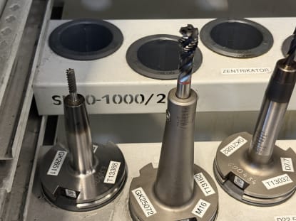 26 pcs. SK50 tool holders with tools - Image 41