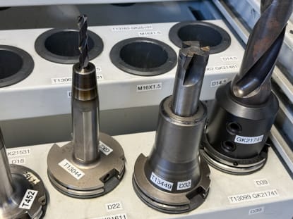26 pcs. SK50 tool holders with tools - Image 44