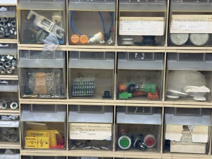 Small Parts Shelf with Contents - Image 10