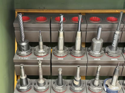 24 pcs. SK50 tool holders with tools - Image 2