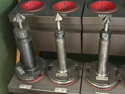 24 pcs. SK50 tool holders with tools - Image 3