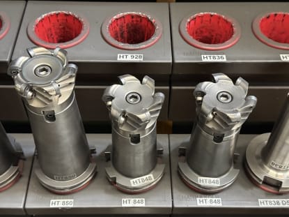 23 pcs. SK50 tool holders with tools - Image 5