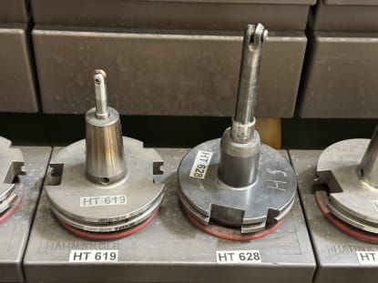 23 pcs. SK50 tool holders with tools - Image 6