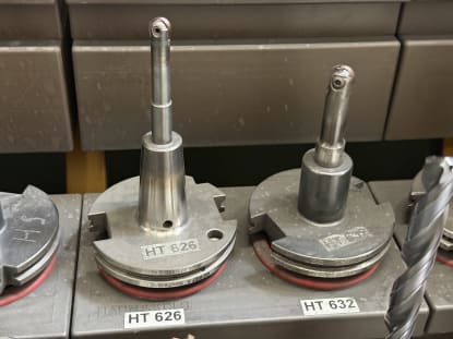 23 pcs. SK50 tool holders with tools - Image 7