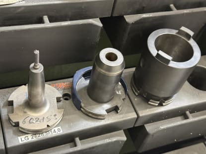21 Stk. SK50 Werkzeugaufnahmen mit Werkzeugen - Image 19