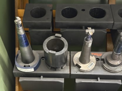 18 pcs. SK50 tool holders with tools - Image 5
