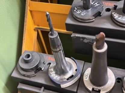 18 pcs. SK50 tool holders with tools - Image 14