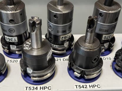 19 pcs. SK40 tool holders with tools - Image 14