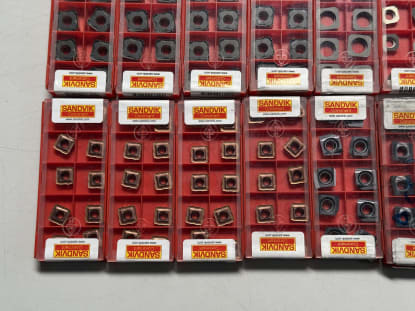 Lot of indexable inserts / cutting inserts - Image 9