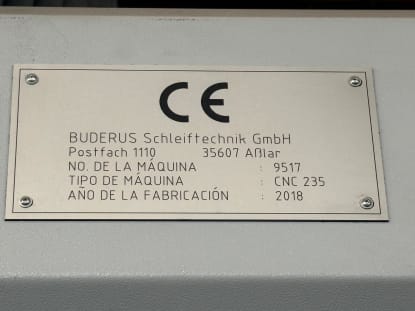 BUDERUS CNC 235 NC Grinding and Machining System - Image 18