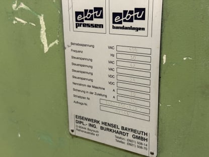 EBU E 50 Eccentric Press - Image 8