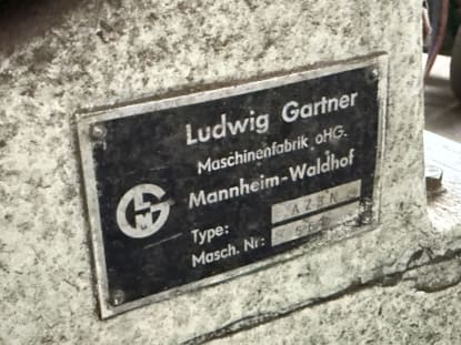 Ludwig Gartner AZ3N Schleifmaschine - Image 5
