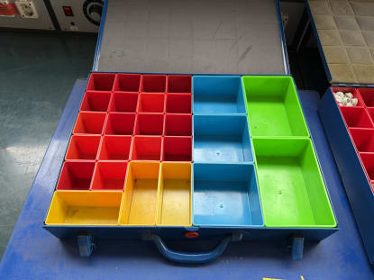 6x Sortimo Assortment Cases with Electrical and Assembly Parts - Image 4