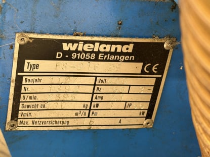 WIELAND FS-216 DE Extraction System - Image 7