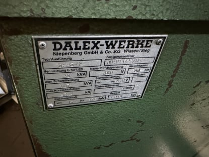 DALEX SF25-1 Resistance Welding Machine - Image 4