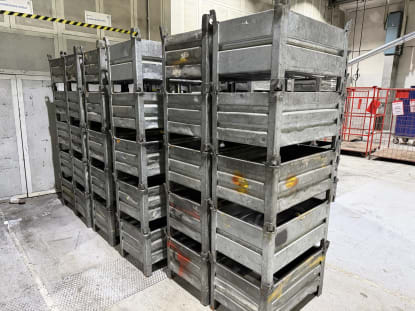 90 Stk SCHÄFER Stahl-Stapelbehälter - Image 3
