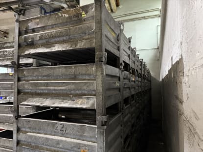 Lot Steel Stackable Containers - Image 5