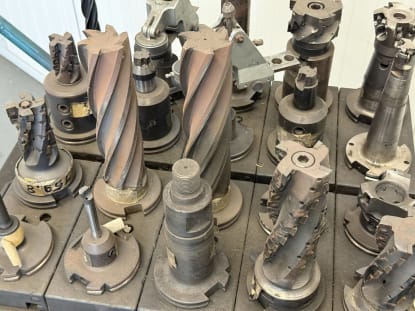 40 pcs. SK50 tool holders with tools - Image 8