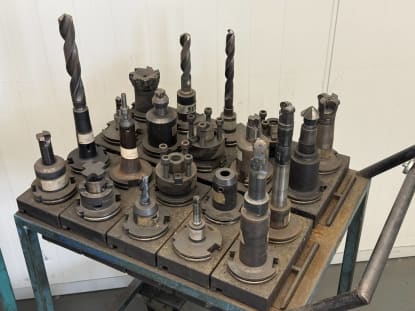 40 pcs. SK50 tool holders with tools - Image 10