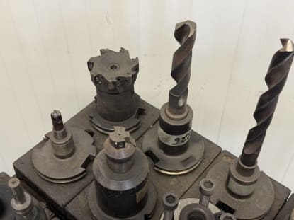40 pcs. SK50 tool holders with tools - Image 12