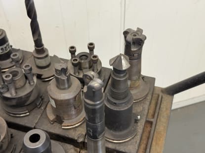 40 pcs. SK50 tool holders with tools - Image 14