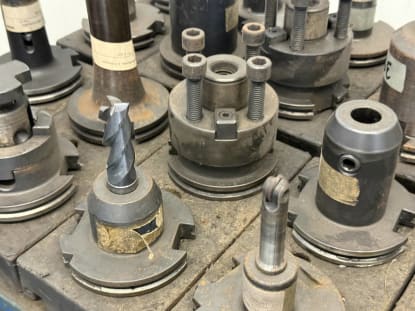 40 pcs. SK50 tool holders with tools - Image 15