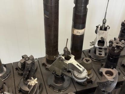 64 pcs. SK50 tool holders with tools - Image 6