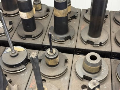 64 pcs. SK50 tool holders with tools - Image 29