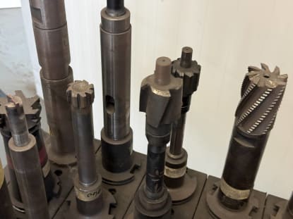 56 pcs. SK50 tool holders with tools - Image 7
