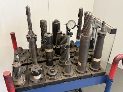 56 pcs. SK50 tool holders with tools - Image 21