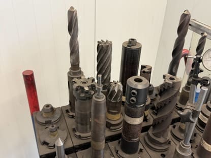 56 Stk. SK50 Werkzeugaufnahmen mit Werkzeugen - Image 22