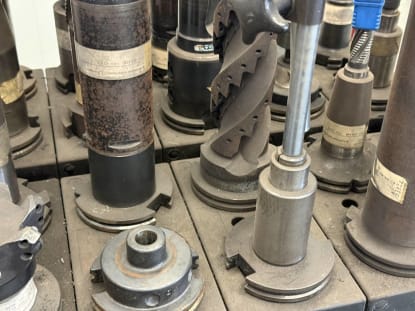 56 pcs. SK50 tool holders with tools - Image 31