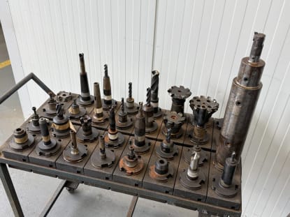 52 pcs. SK50 tool holders with tools - Image 15