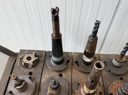 52 pcs. SK50 tool holders with tools - Image 18