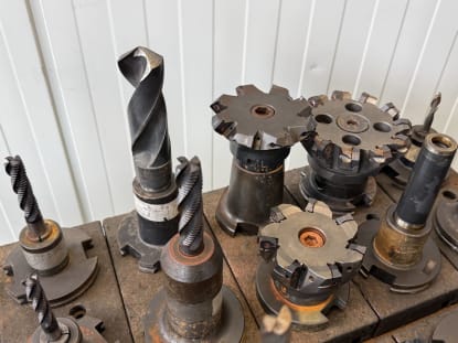 52 pcs. SK50 tool holders with tools - Image 20
