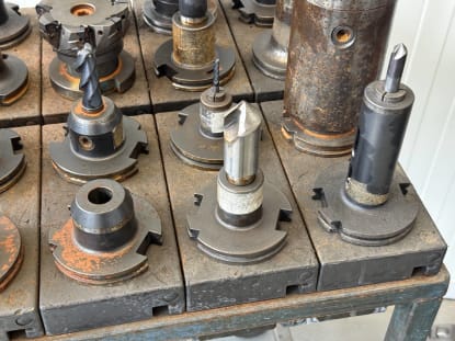 52 pcs. SK50 tool holders with tools - Image 29