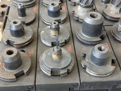 54 pcs. SK50 tool holders with tools - Image 6