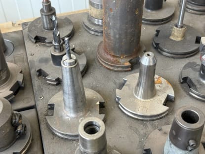 54 pcs. SK50 tool holders with tools - Image 13