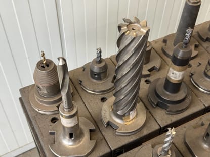54 pcs. SK50 tool holders with tools - Image 18