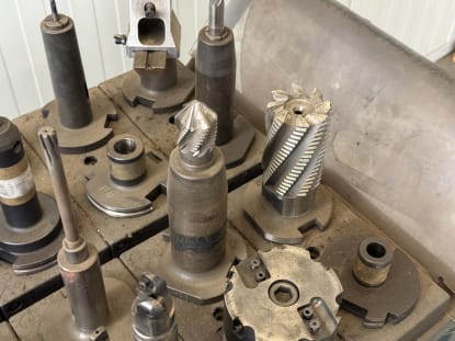 54 pcs. SK50 tool holders with tools - Image 21