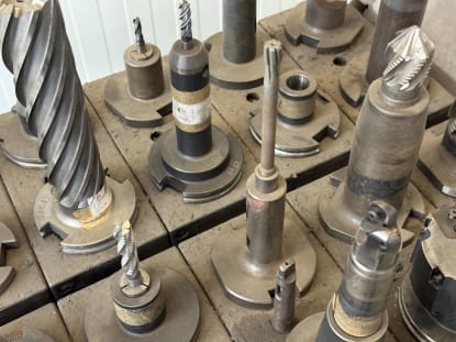 54 pcs. SK50 tool holders with tools - Image 22