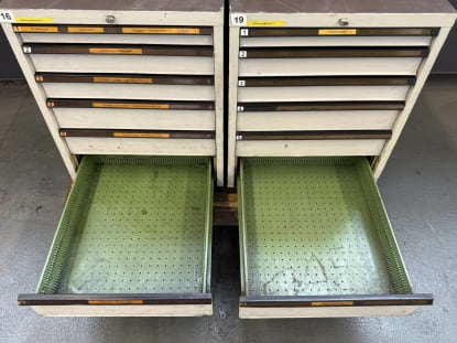 2 drawer cabinets with contents - Image 7